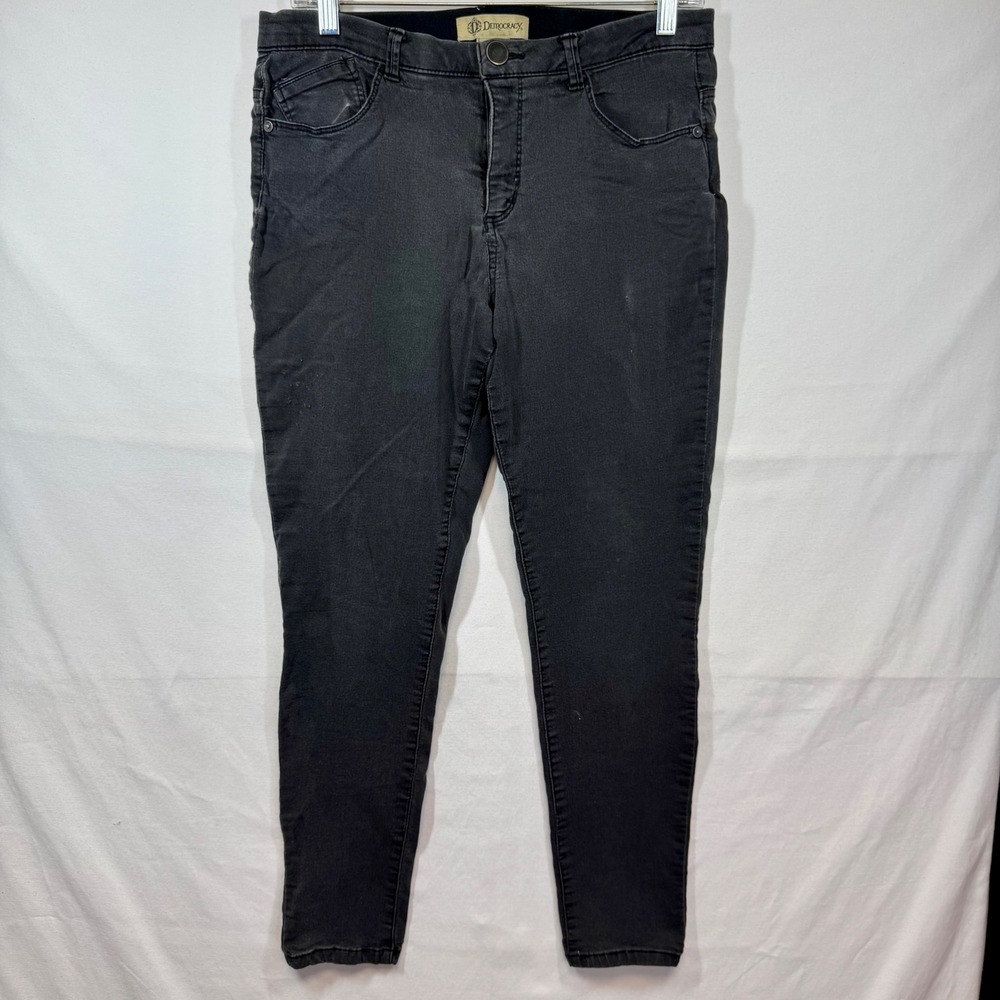 Democracy Ab Solution Jeggings‎ Comfort Waist Pull On Gray Wash Size 8P